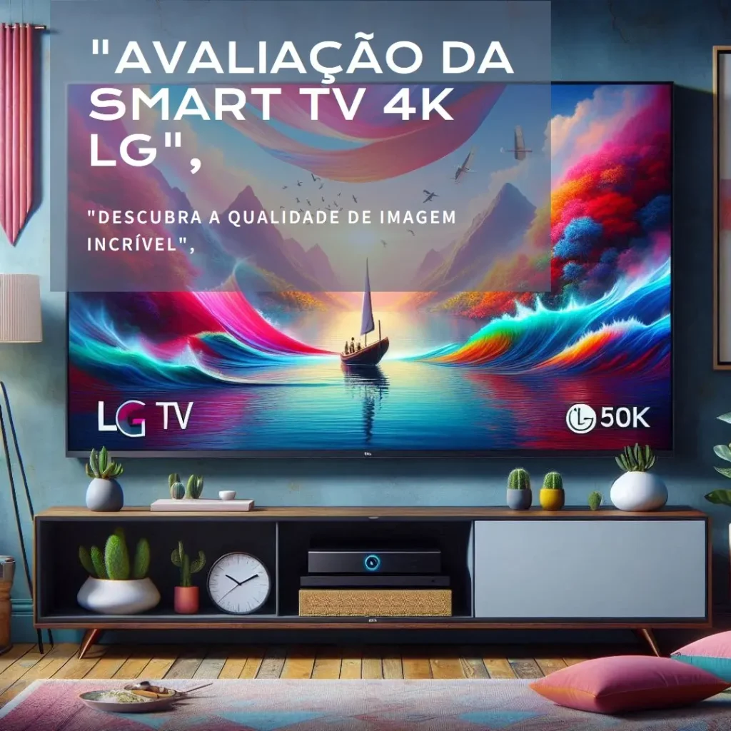 Smart TV 4K 55" LG UHD com Processador α5 e Alexa