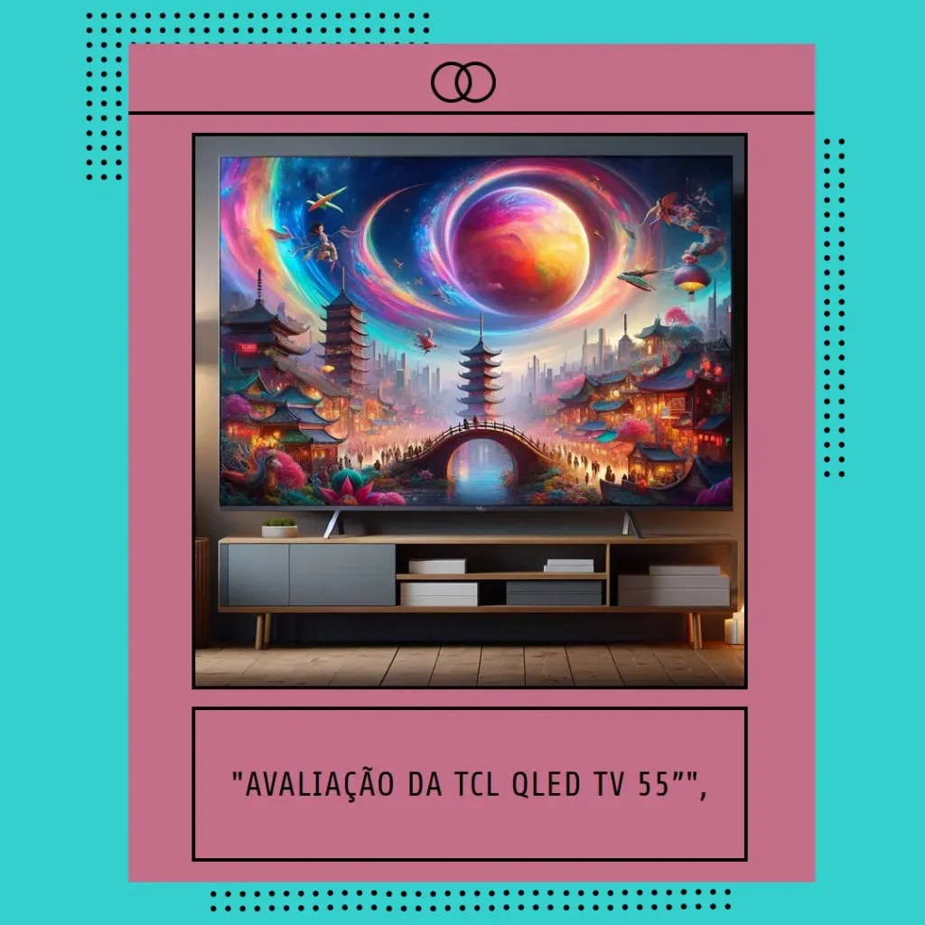 TCL QLED TV 55” C655 4K UHD Google TV Dolby Vision Atmos