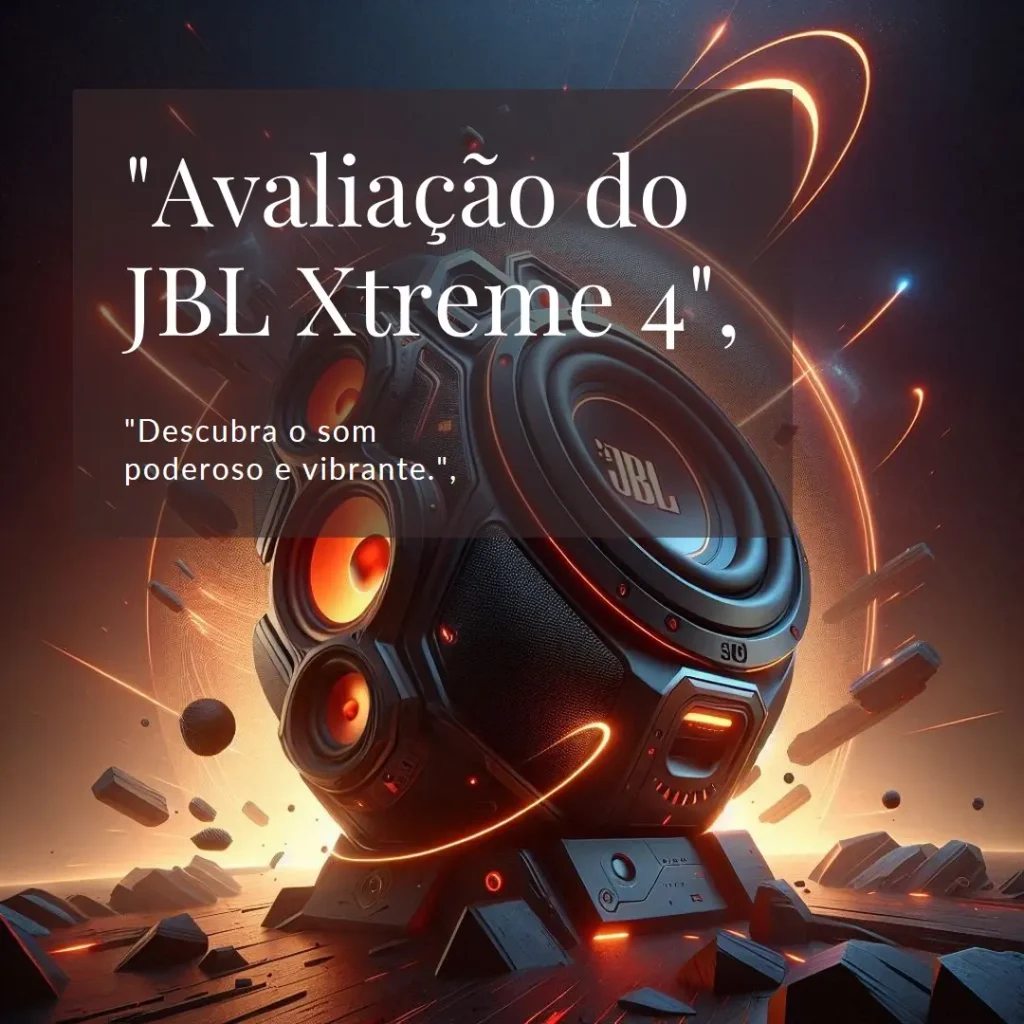 JBL Xtreme 4: Som Pro Portátil com Alta Resistência e Design Funcional