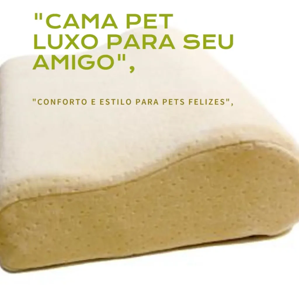 Cama Pet Luxo com Telinha Sextavada: Conforto e Elegância para seu Animal