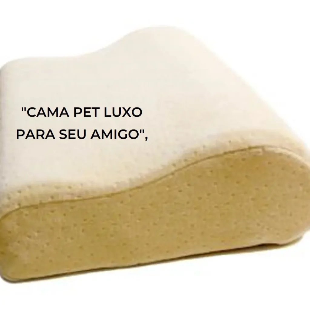 Cama Pet Luxo com Telinha Sextavada: Conforto e Estilo para Seu Animal de Estimação
