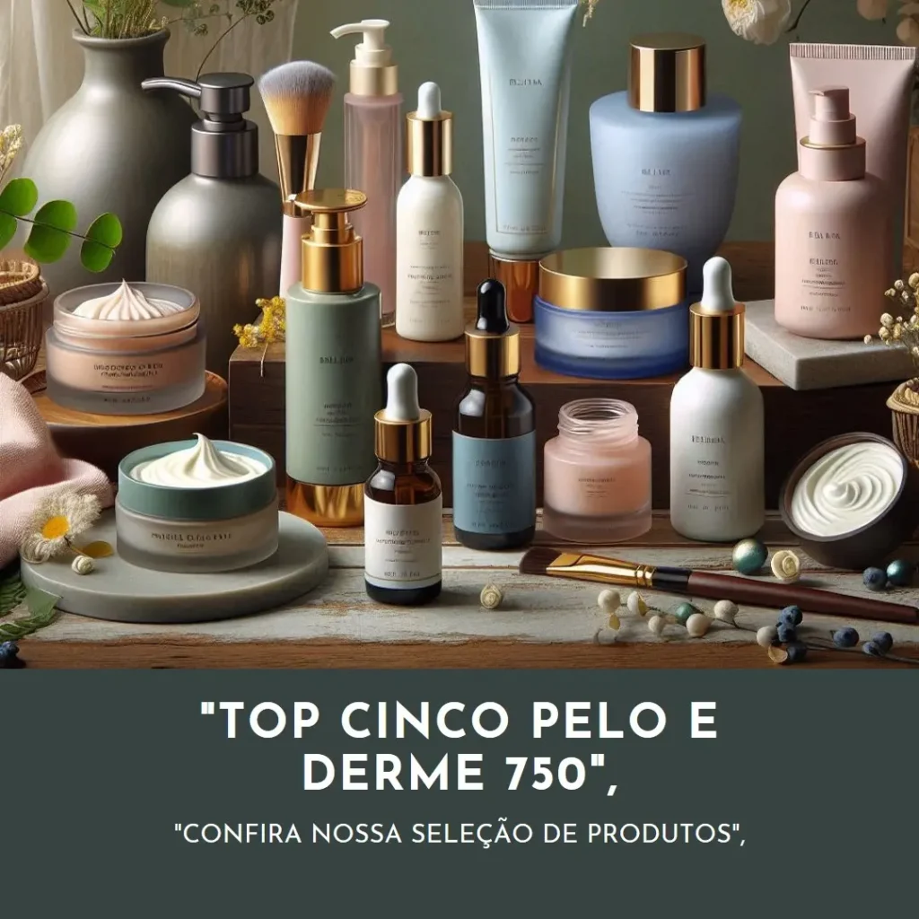 Top Cinco pelo e derme 750