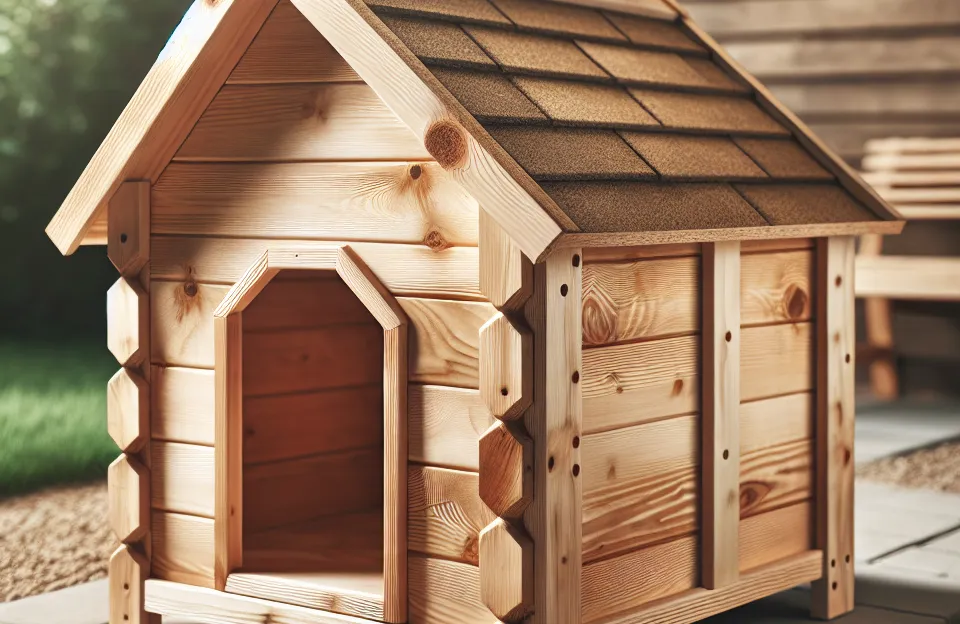 Casinha de Madeira Pinus para Cachorros: Conforto e Durabilidade