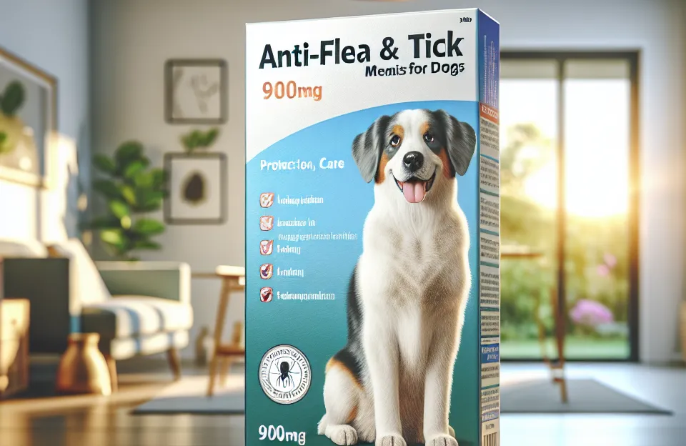 Antipulgas e Carrapatos Credeli Cães 900mg: Proteção Eficaz