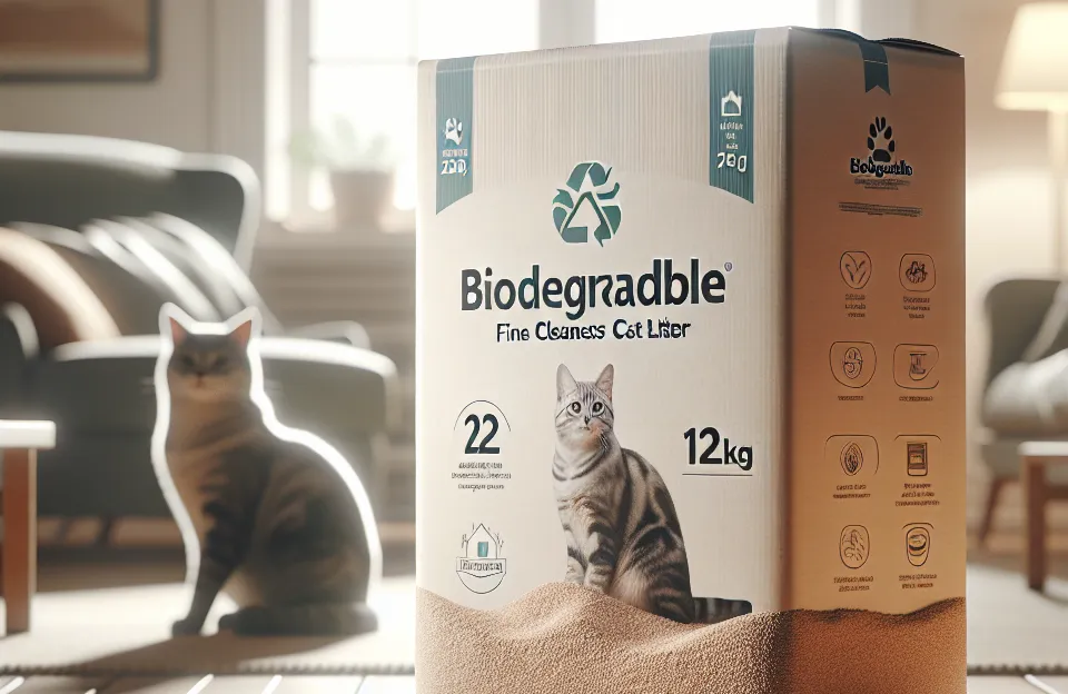 Areia Higiênica Limpeza Biodegradável Fina Kit 12kg: A Solução Natural para Seu Gato