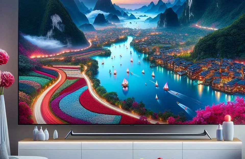 Samsung Smart TV 70" QLED 4K 70Q65D - Tecnologia de Pontos Quânticos e Design AirSlim