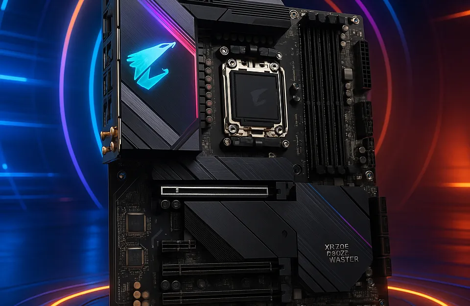 Top Cinco placa mãe Gigabyte x870e Aorus master