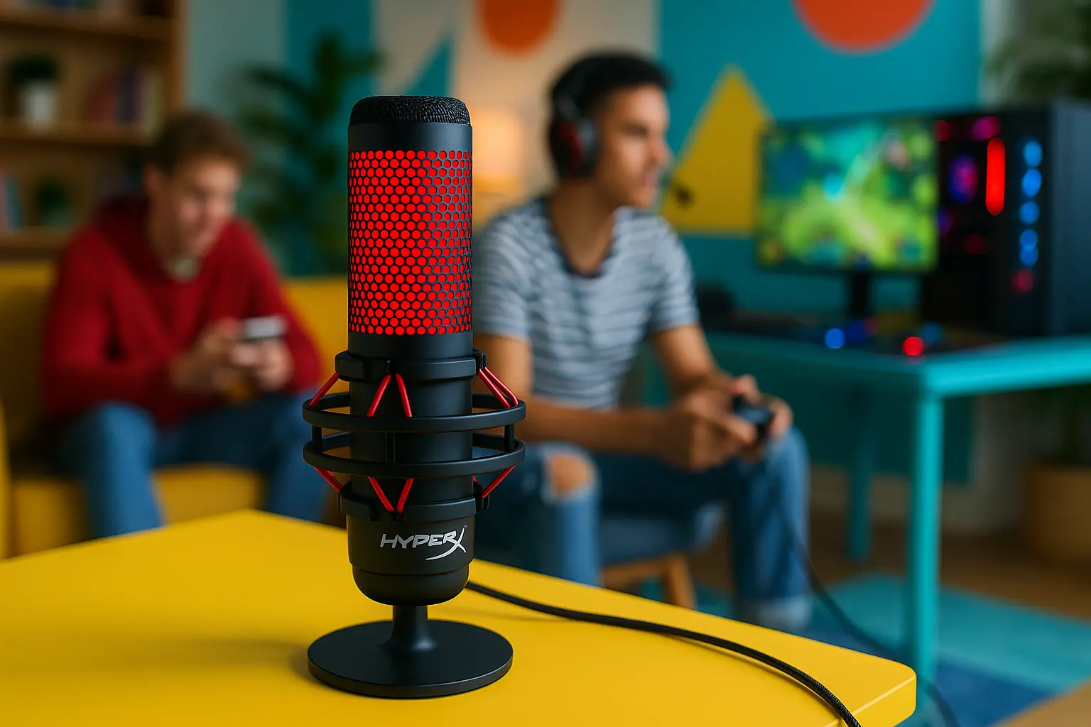 Top 5 microfone gamer Hyperx quadcast