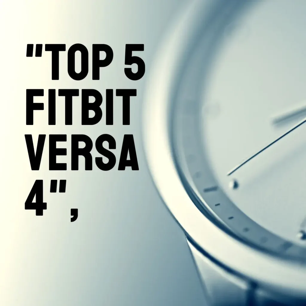 Top 5 Fitbit Versa 4