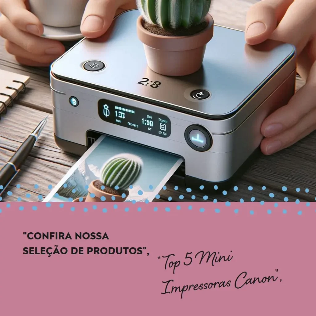 Top 5 Opções de mini impressora Canon