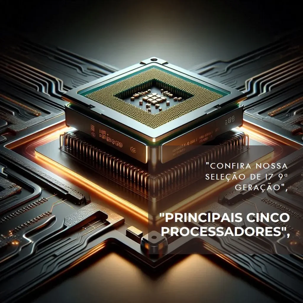 Principais Cinco processador i7 9 geração