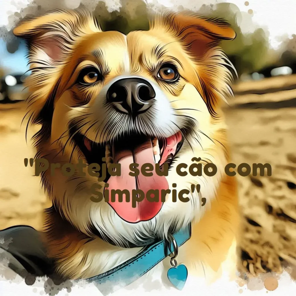 Antipulgas Zoetis Simparic 10 mg para cães pequenos