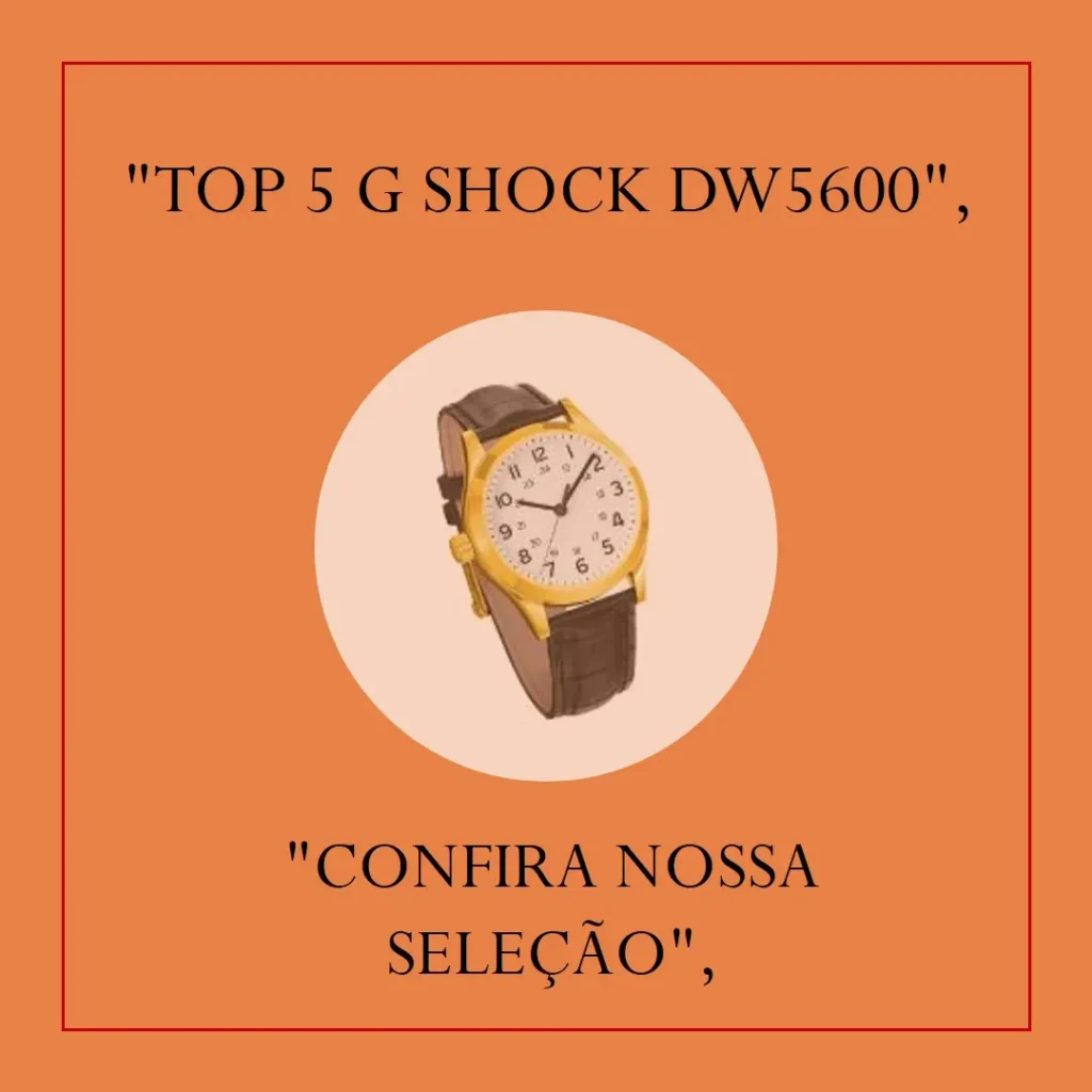 Top 5 G Shock Dw5600
