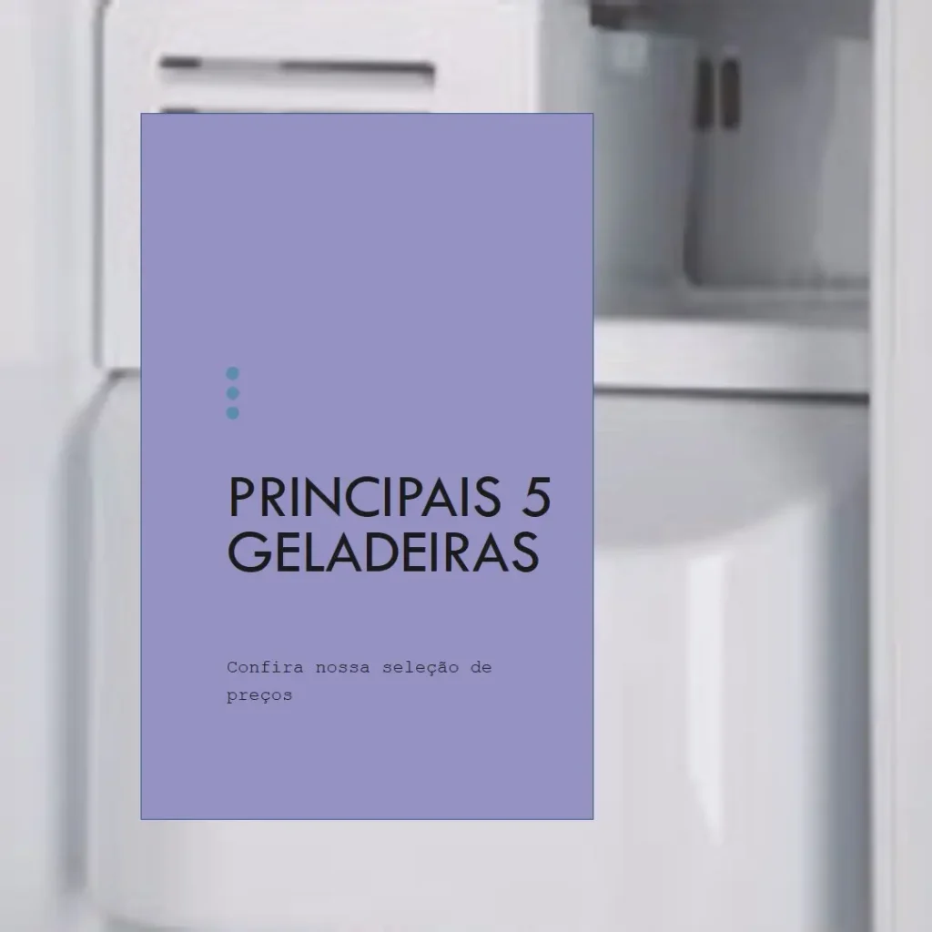 Principais 5 geladeira frost free preço