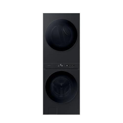 Lavadora e Secadora Bespoke Samsung AI Laundry Hub WH17D Black 17kg 127V