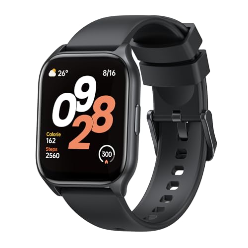 Relógio Inteligente Tranya ES10 1.83“ Tela HD Touch, IP68 à Prova d‘Água, Bateria de 7-10 Dias, Monitoramento Esportivo, Chamadas Bluetooth, Notificações, Smartwatch
