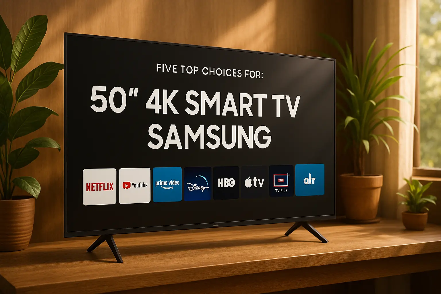 Cinco Principais Opções de TV smart 50 polegadas 4k samsung
