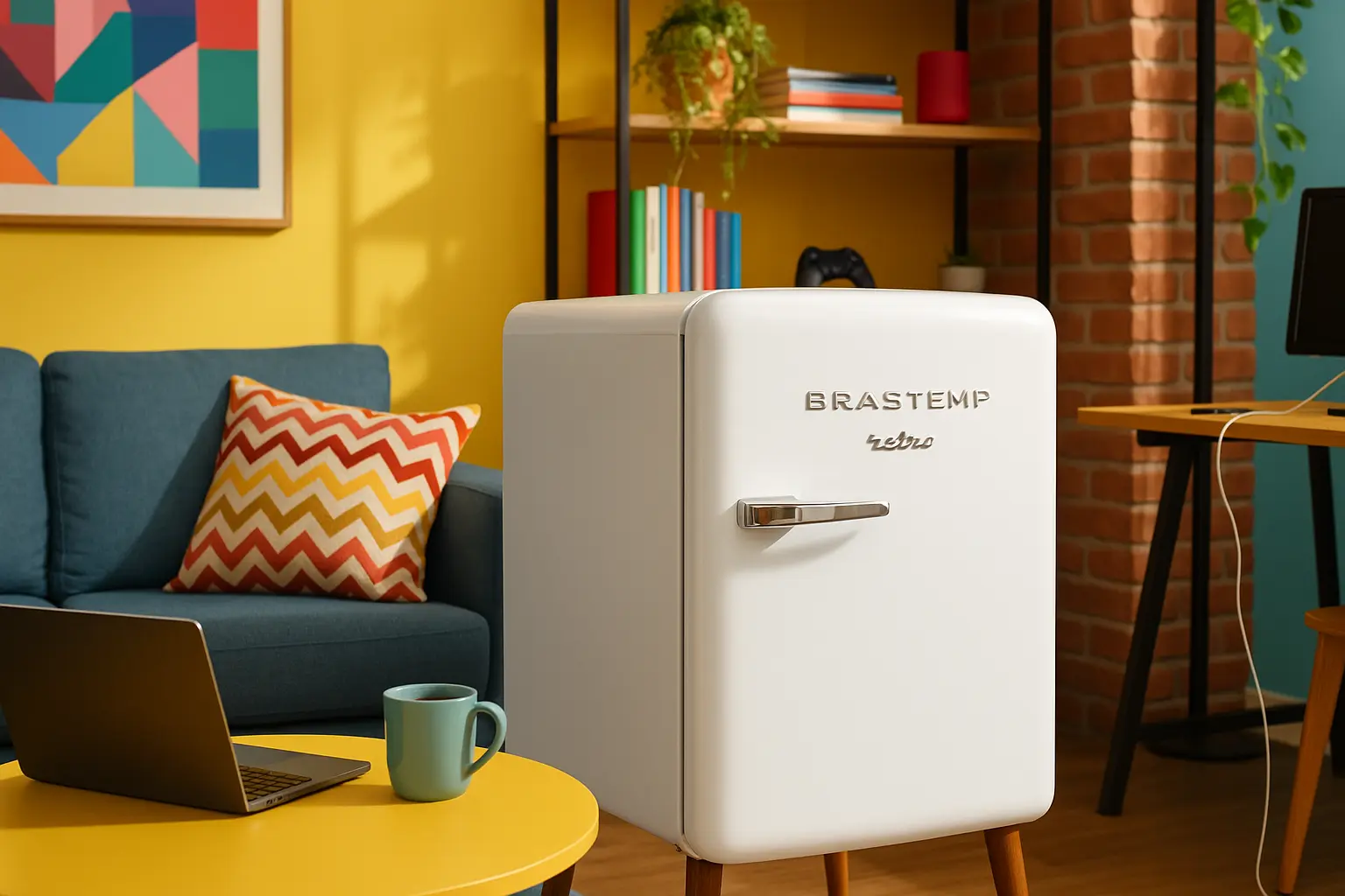 Top Cinco frigobar brastemp retro branco