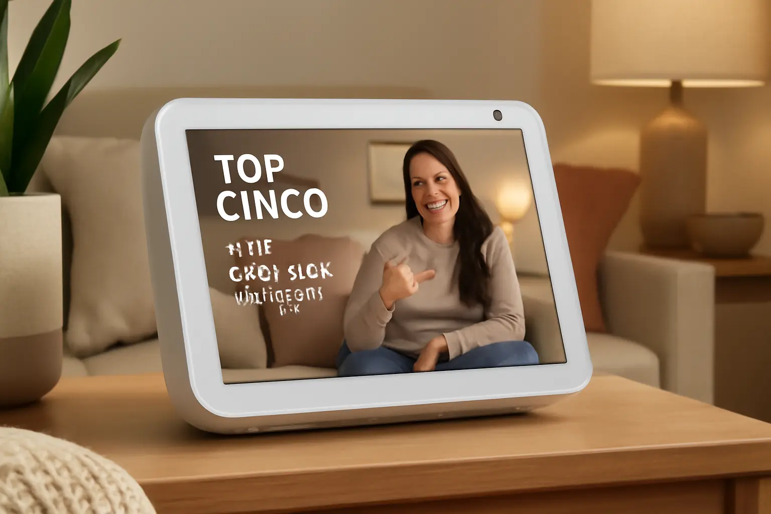 Top Cinco novo echo show 8 3ª geração