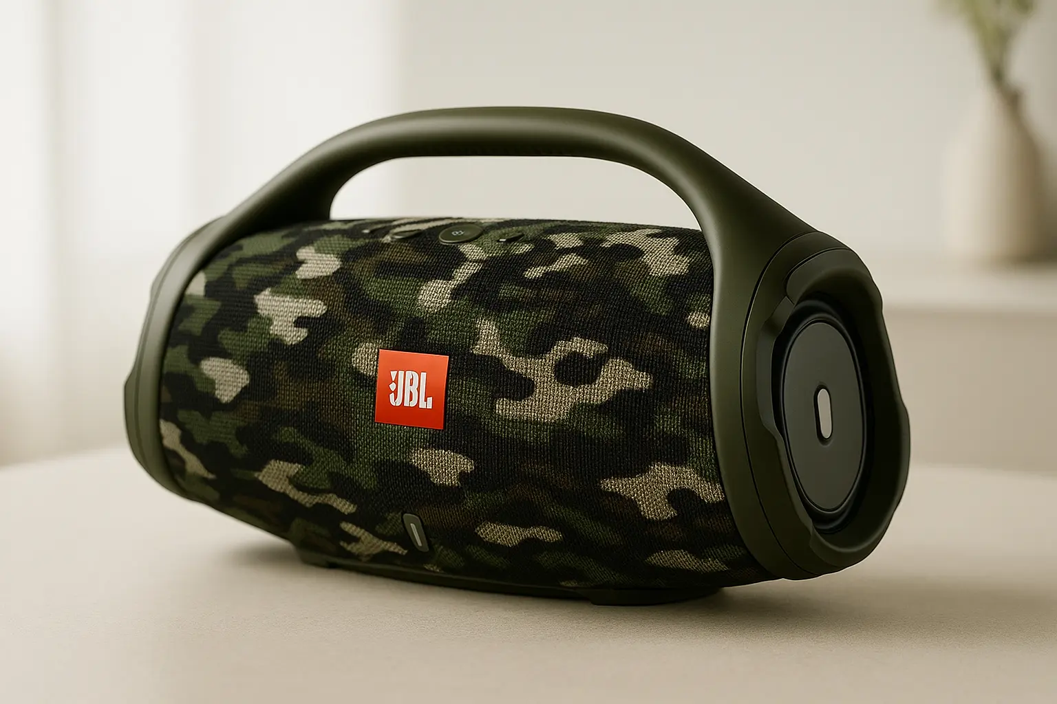 Principais Cinco Boombox 3 wifi camuflada