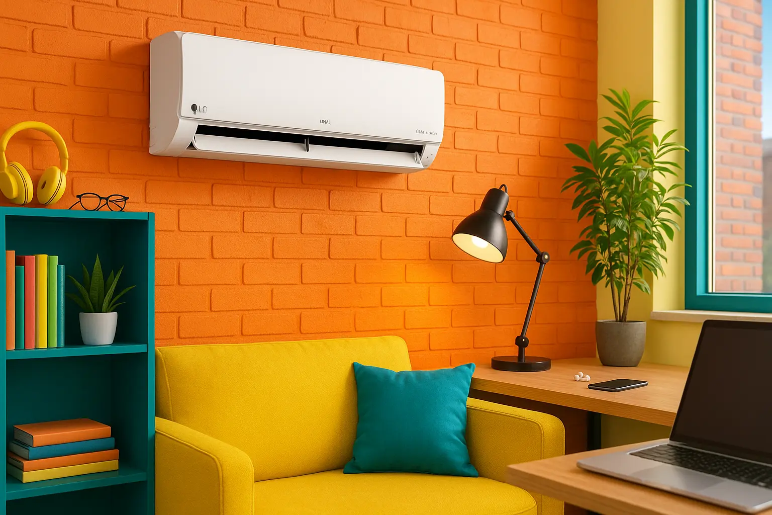 Principais Cinco ar-condicionado split 9000 btus quente e frio inverter LG