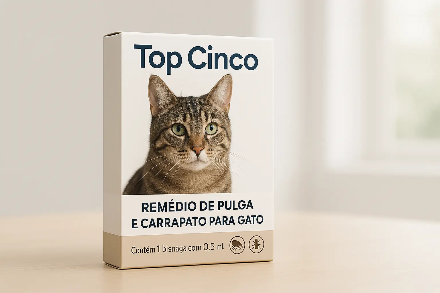 Top Cinco remedio de pulga e carrapato para gato