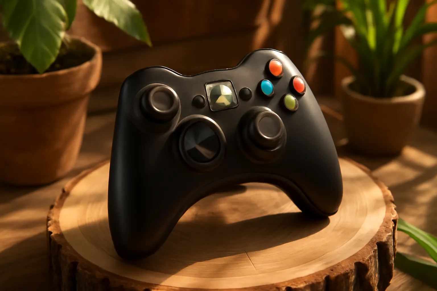 Principais Cinco controle xbox 360 original