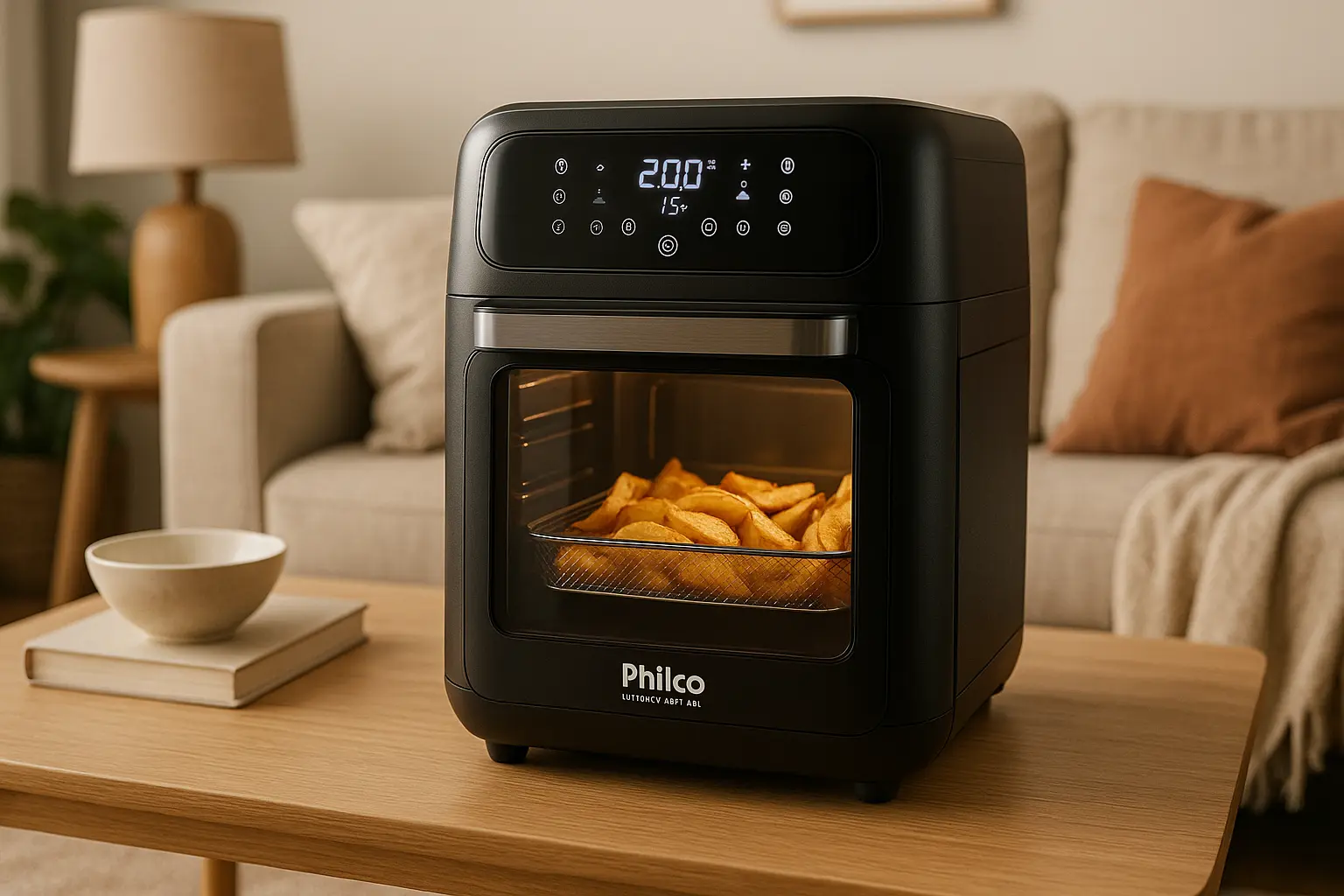 Principais 5 fritadeira air fryer philco kitchen art 12l painel digital kfr02 220v