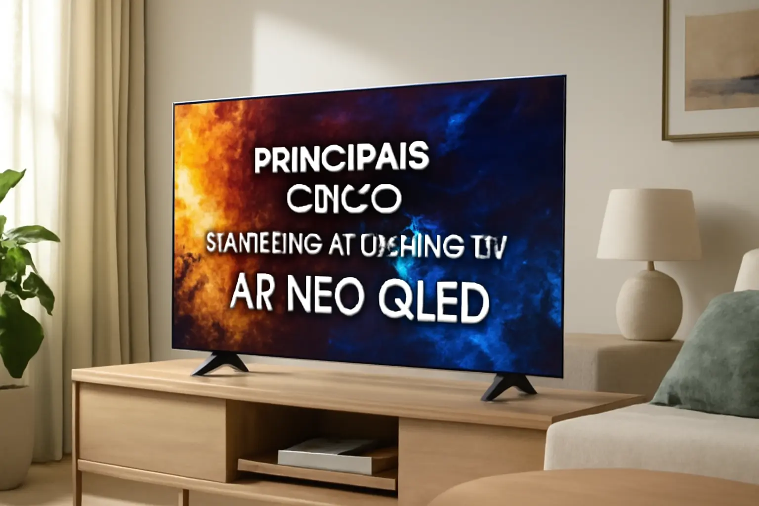 Principais Cinco Samsung AI gaming TV 43 NEO QLED 4k 43qn90d 2024