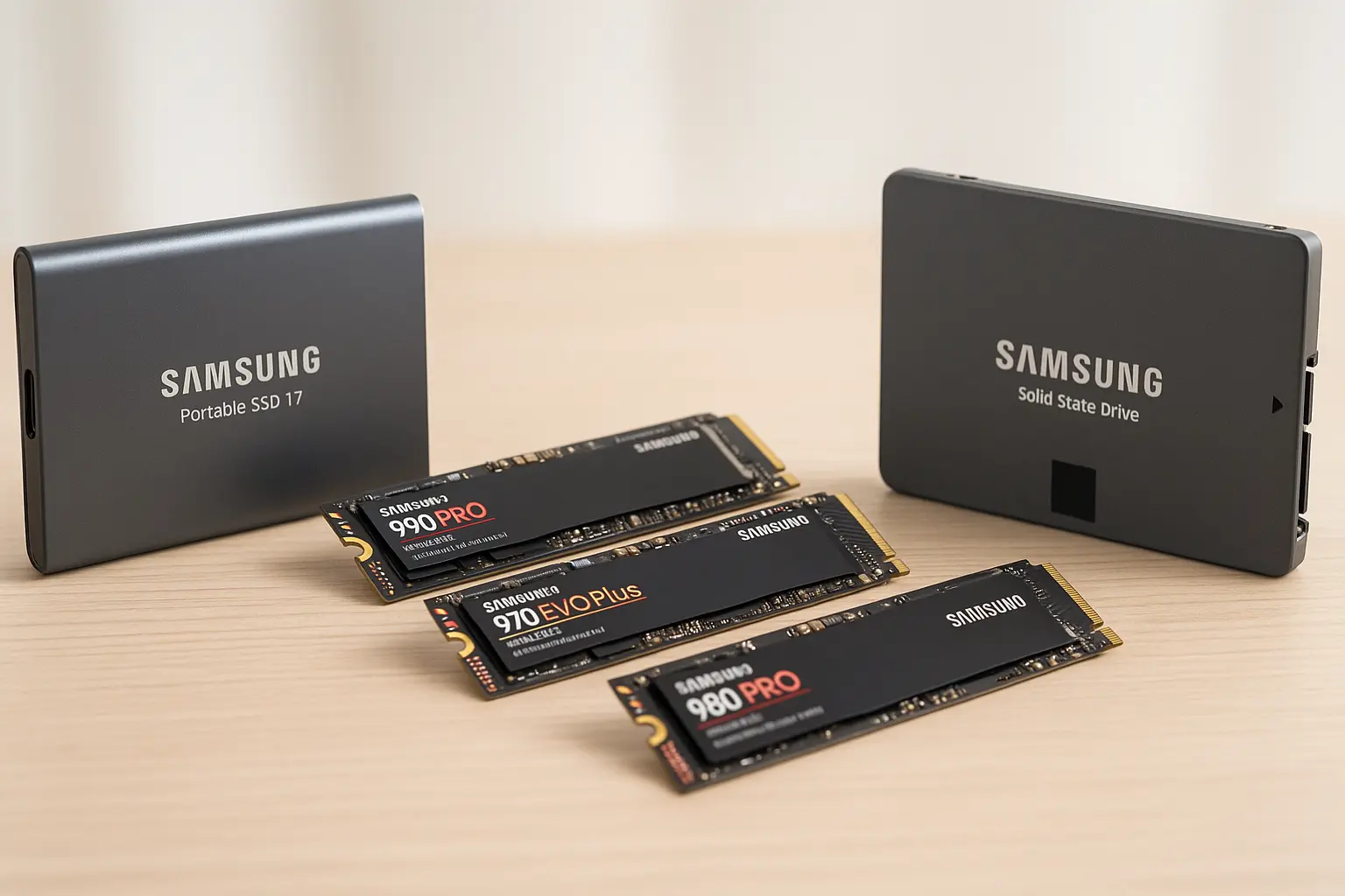 Top 5 Opções de SSD drive Samsung 1tb