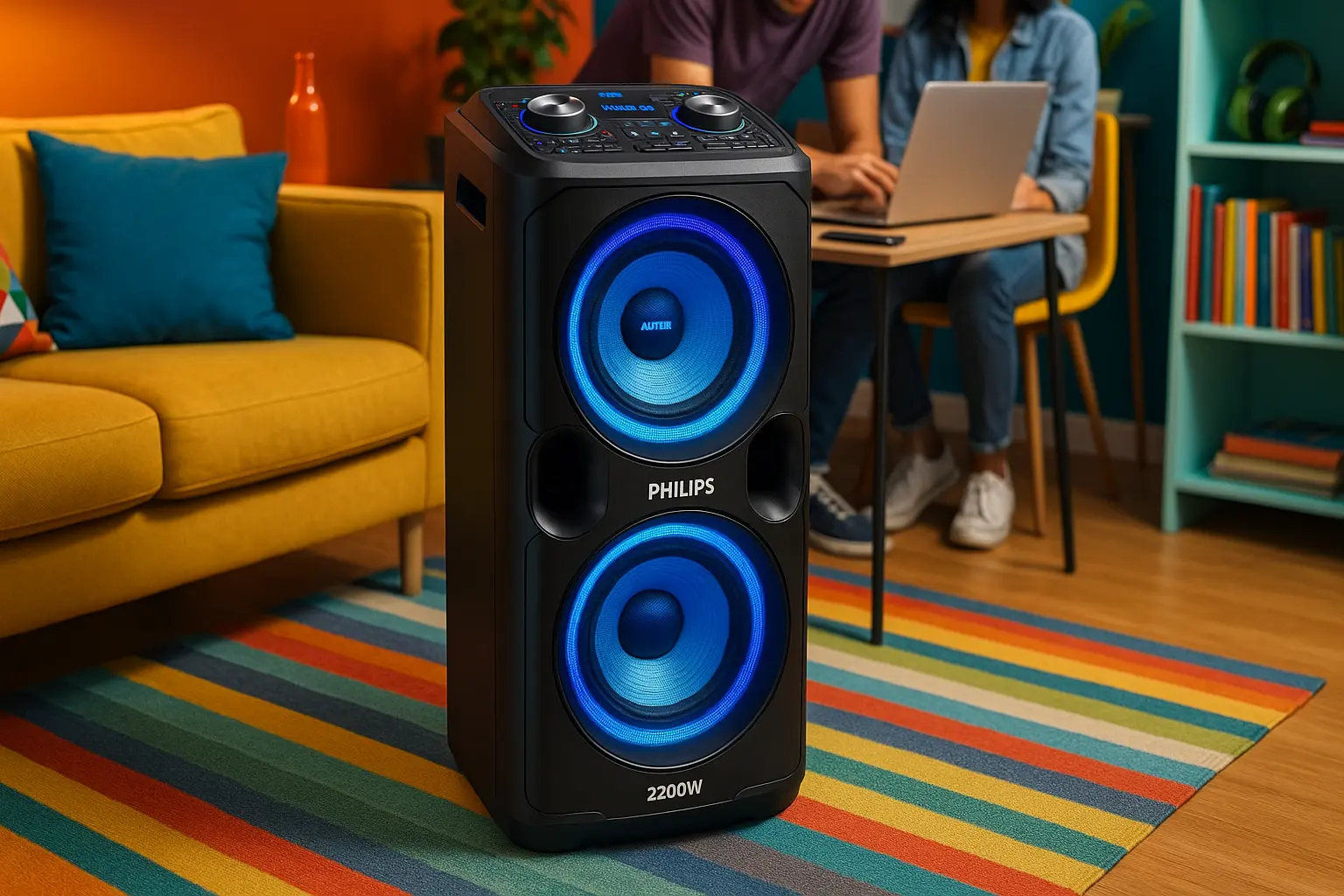 Top 5 Opções de Caixa de som Philips 2200w auto dj