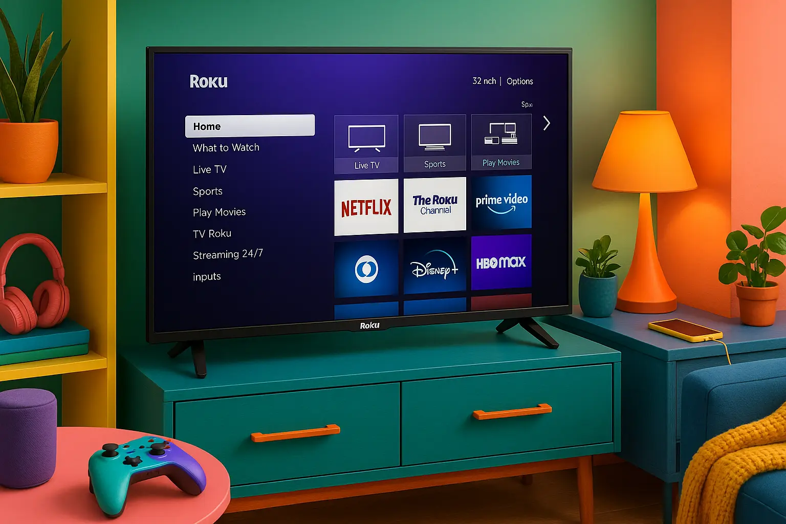Principais 5 TV Roku 32