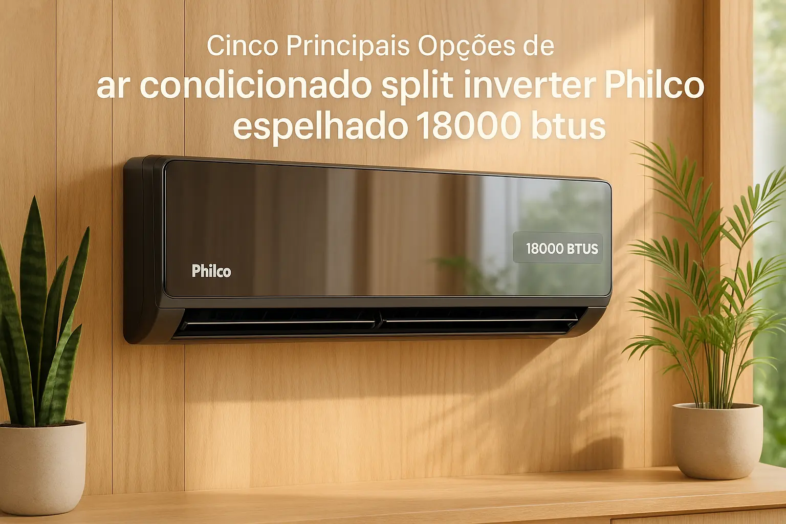 Cinco Principais Opções de ar condicionado split inverter Philco espelhado 18000 btus