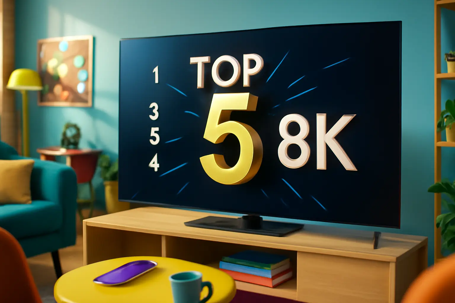 Top Cinco televisão 8k Samsung