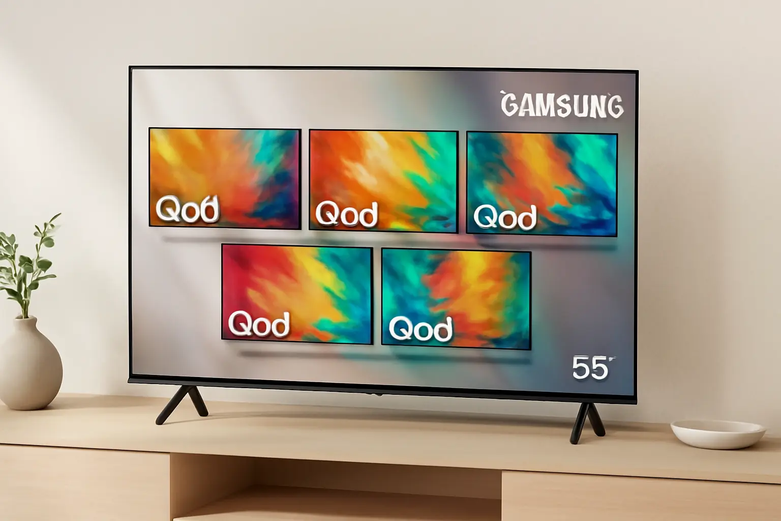 Cinco Principais Opções de TV Samsung Q60 55