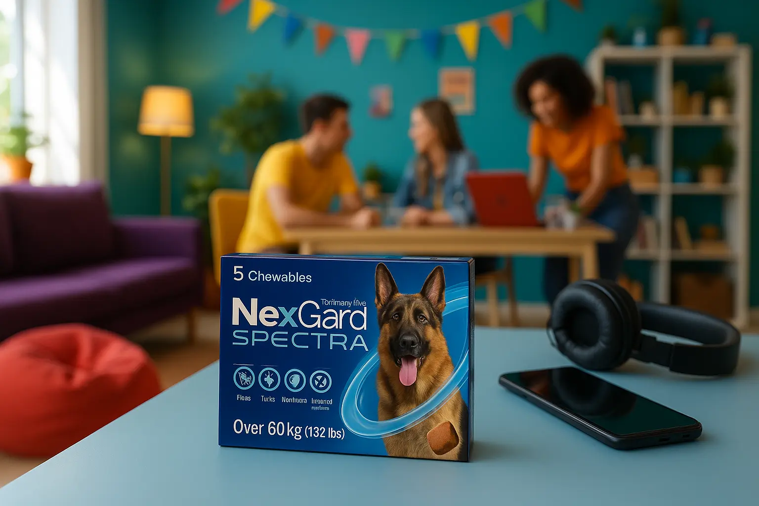 Principais Cinco nexgard spectra 60kg