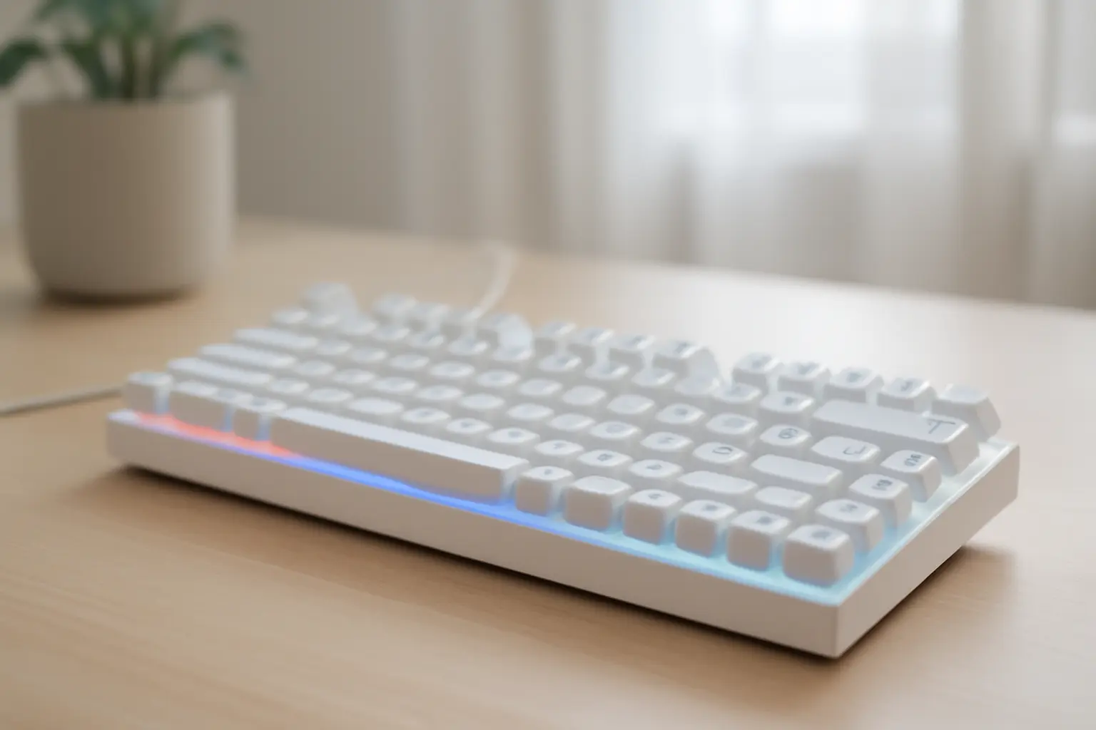Principais 5 teclado gamer branco
