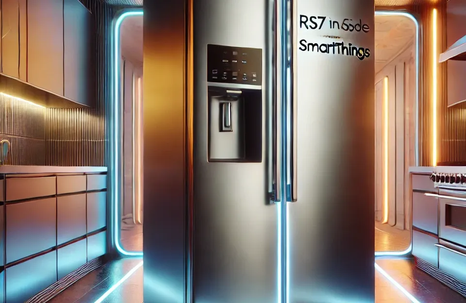Samsung Geladeira Side by Side SmartThings Samsung RS57 Inox 564L 127V: Tecnologia e Eficiência ao Seu Alcance
