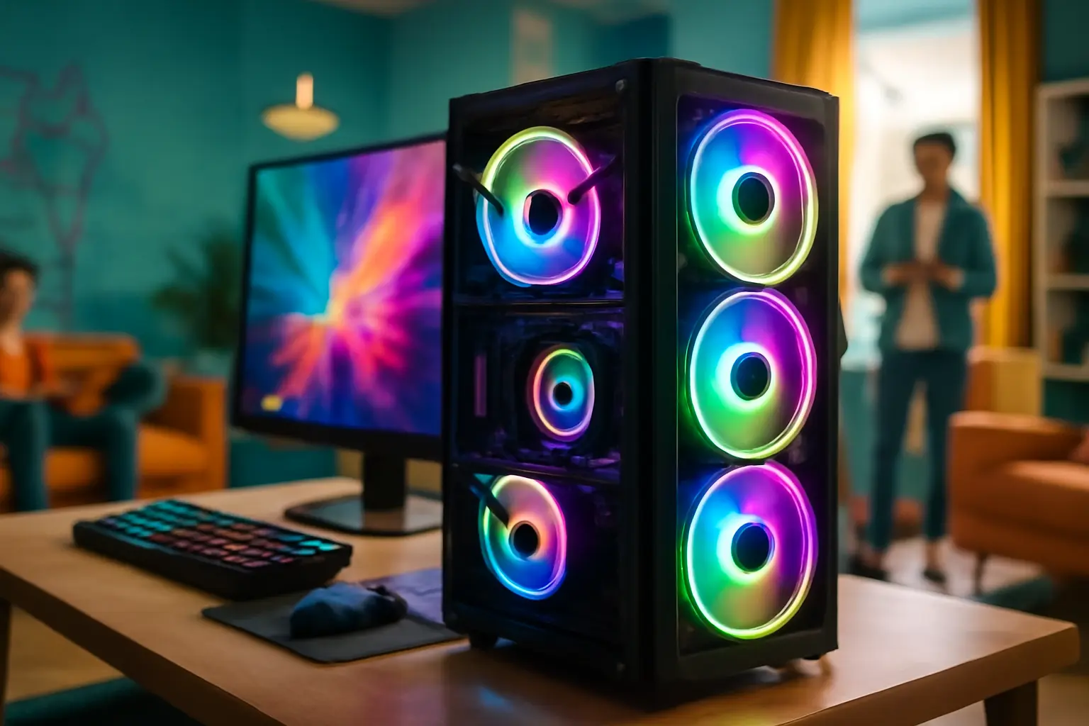 Top 5 Gabinete Gamer Com Fans