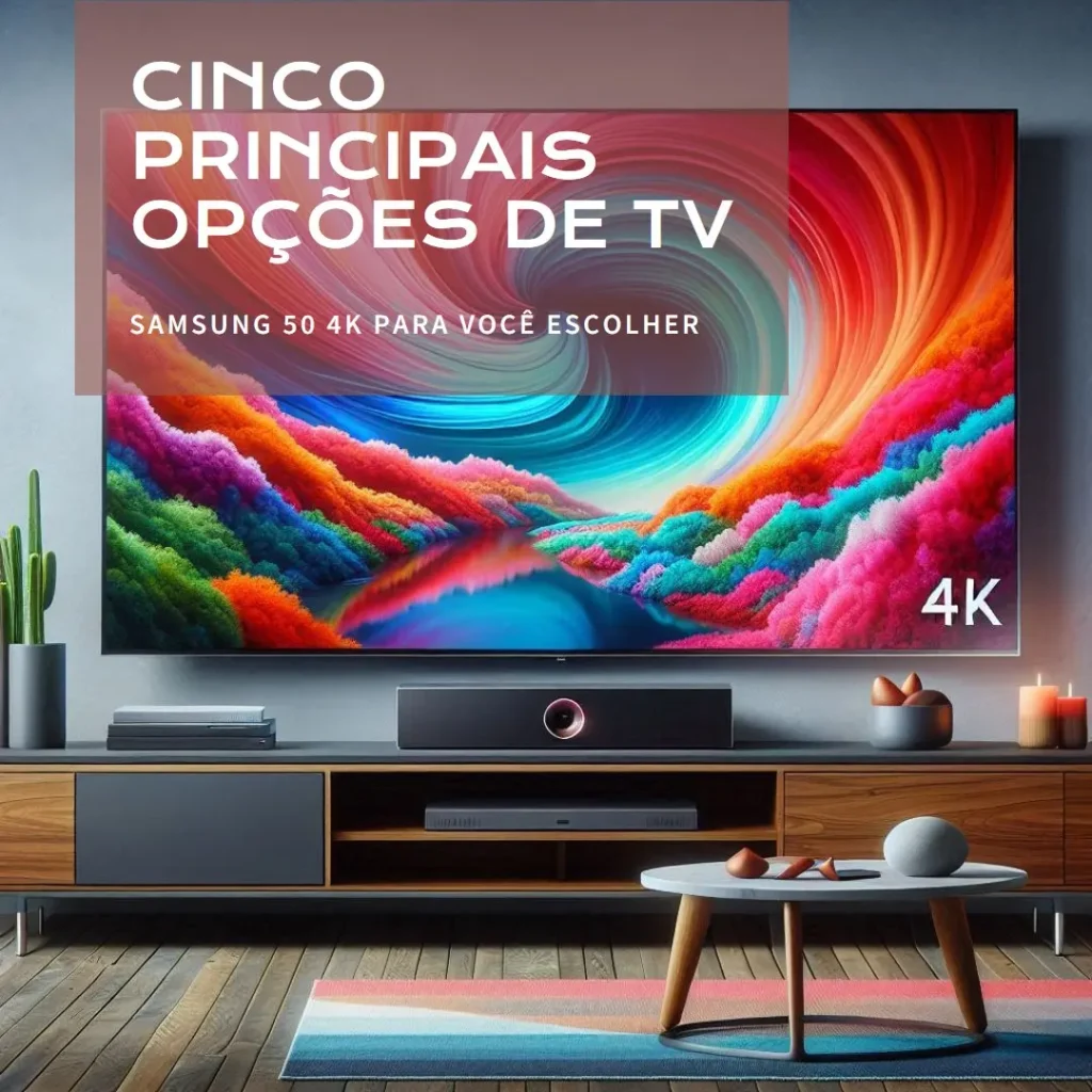 Cinco Principais Opções de samsung tv 50 4k