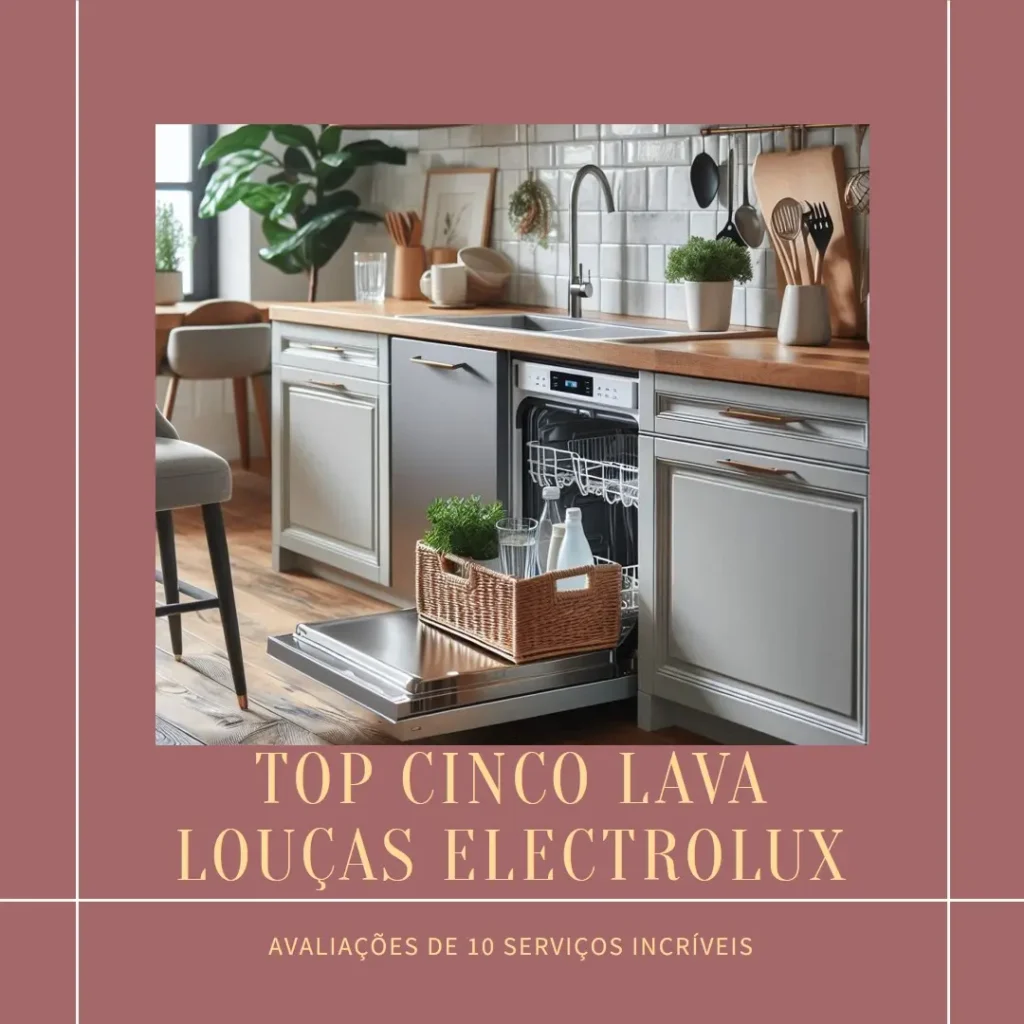 Top Cinco lava louça 10 serviços electrolux