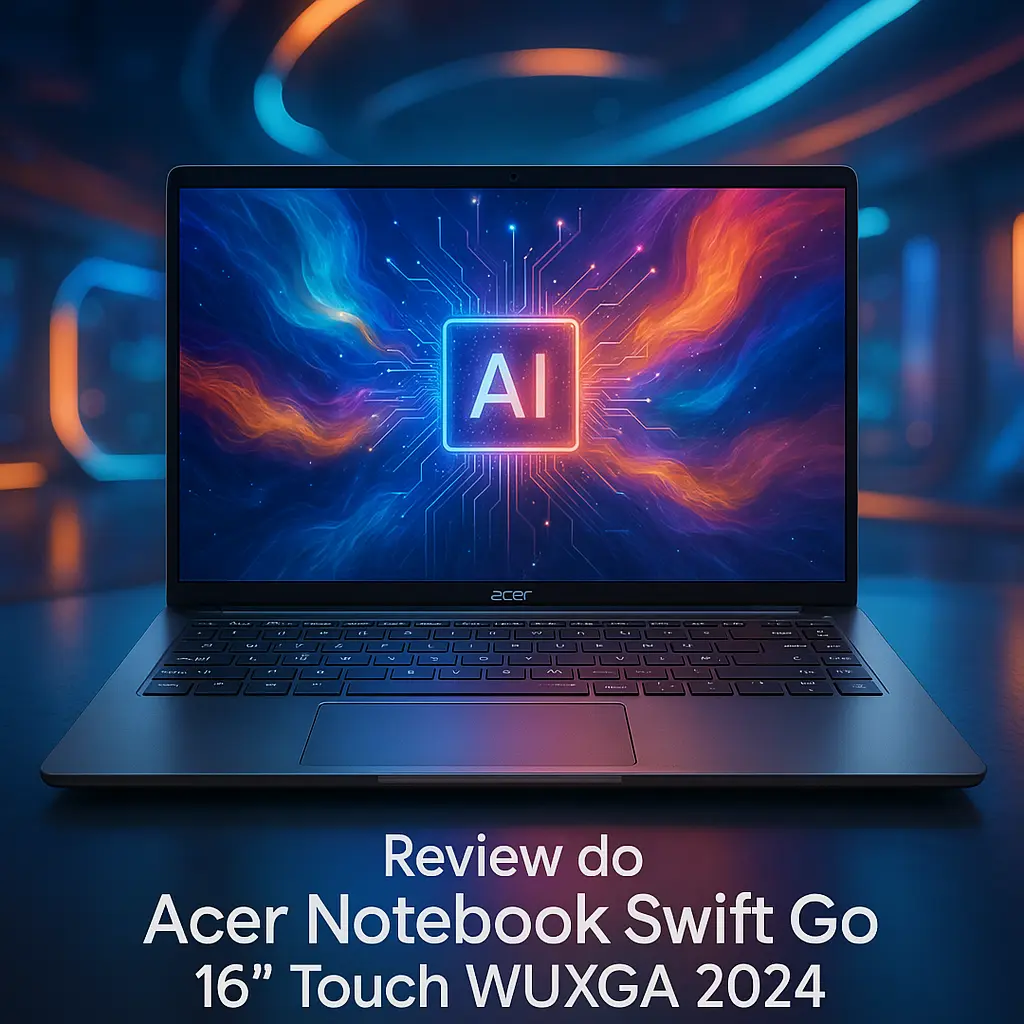 Acer Notebook Swift Go 16" Touch WUXGA 2024 - Potência com IA e Design Inovador