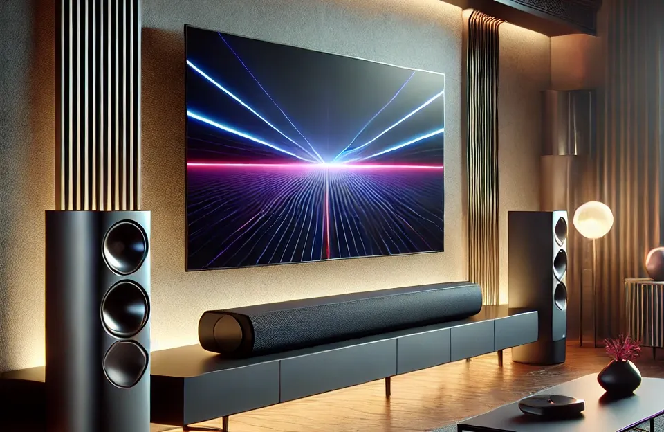 LG SoundBar S95TR: 810W RMS, Dolby Atmos e Som Surround Imersivo