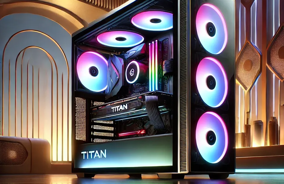 PC GAMER TITAN: Desempenho de Alta Performance e Design RGB Atraente