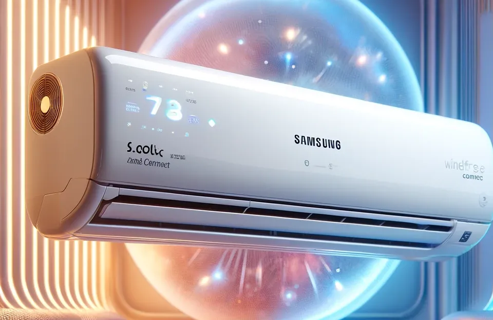 Ar-condicionado Split Inverter Samsung WindFree Connect Sem Vento 18.000 BTUs Frio Branco: Conforto e Tecnologia de Ponta
