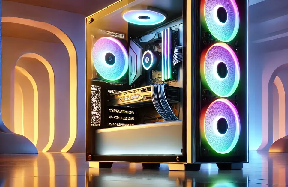 Gabinete Cooler Master Q500L com lateral em acrílico