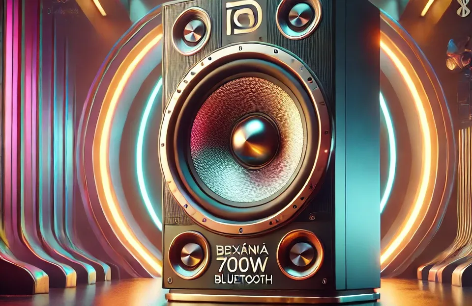 Caixa de Som Britânia BCX12100 700W com Woofer 12” e Bluetooth