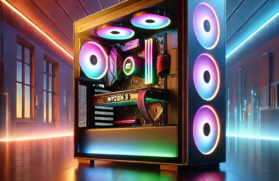 Pc Gamer Ryzen 5 5600X com RTX 4060 e SSD 1TB