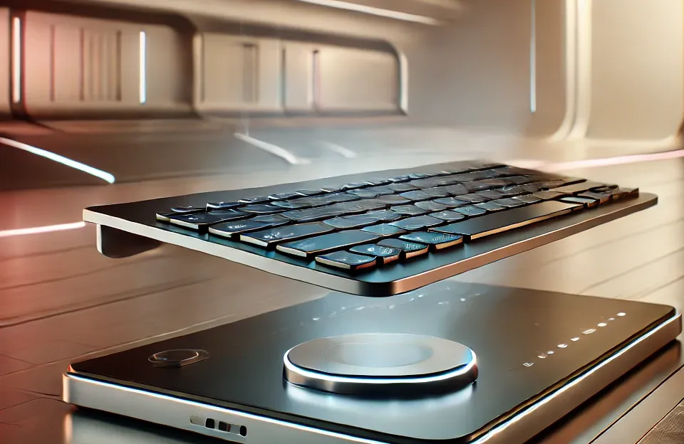 Teclado Mágico com Suporte Flutuante e Trackpad
