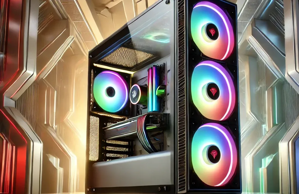 Cougar Duoface RGB torre média com 3 fans ARGB